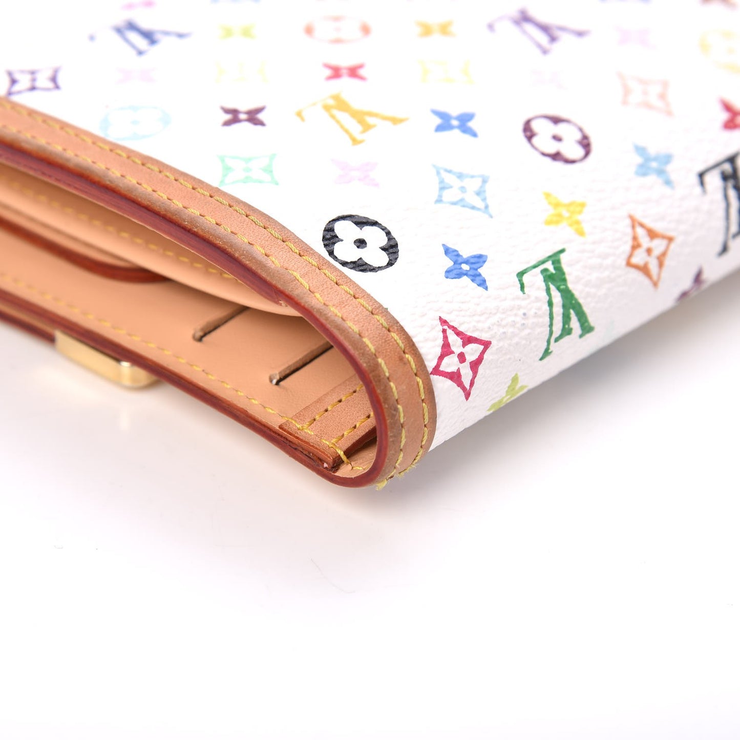 Monogram Multicolor Porte Tresor International Wallet White