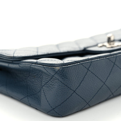 Chanel Caviar East West Flap Blue 10 of 13