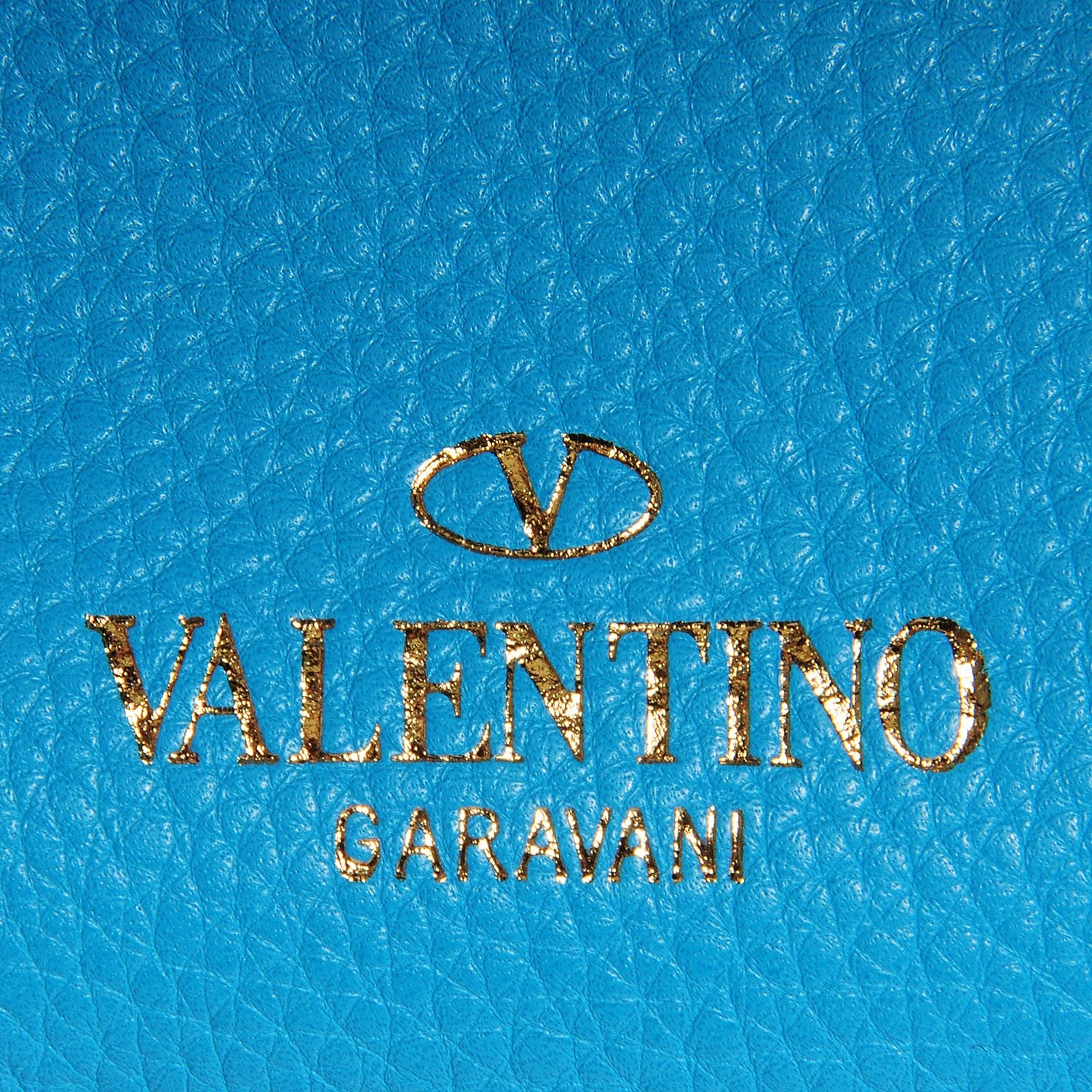 Valentino Garavani Pebbled Calfskin Medium Rockstud Tote Parrot 8 of 8