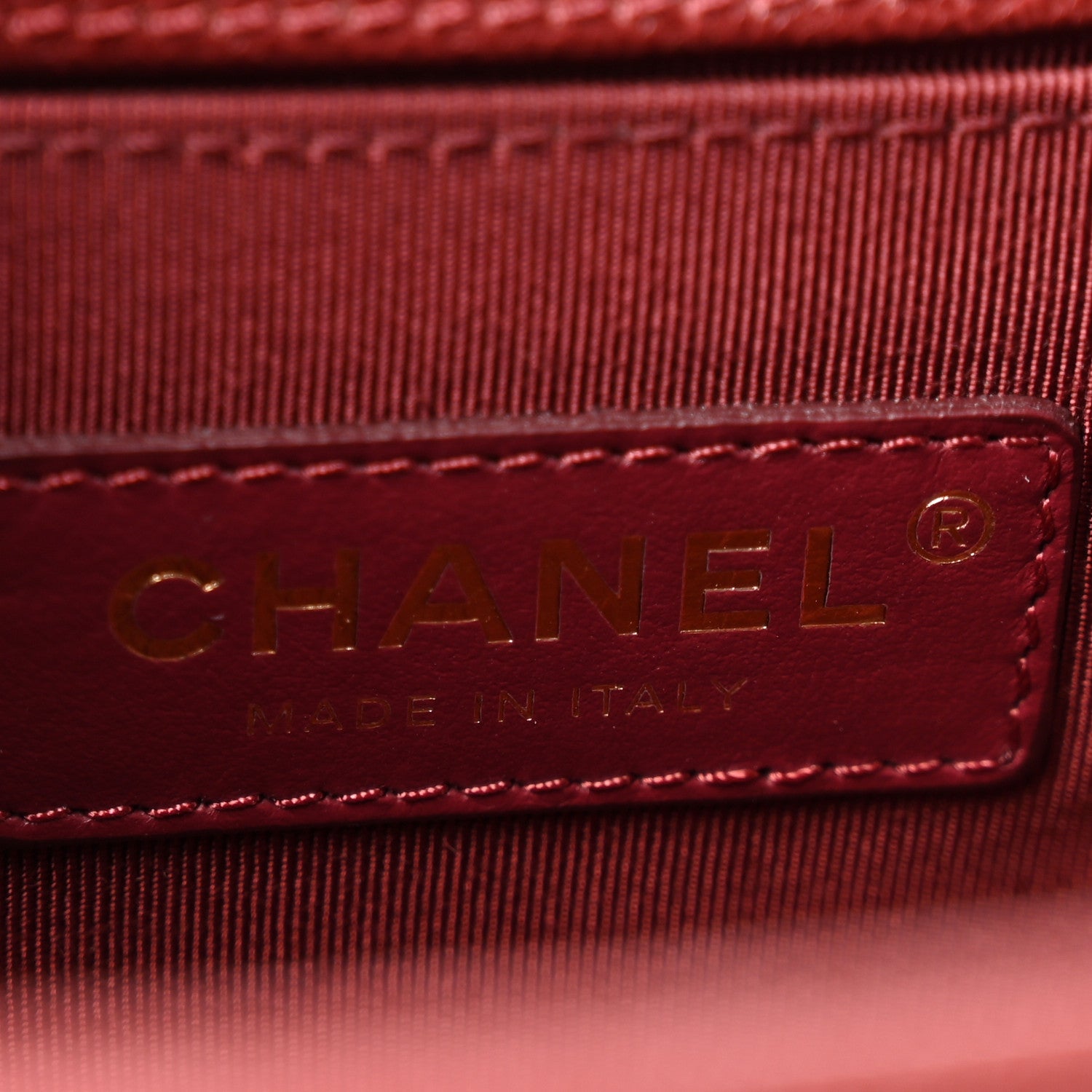 Chanel Caviar Quilted Medium Boy Flap Burgundy 6 of 13