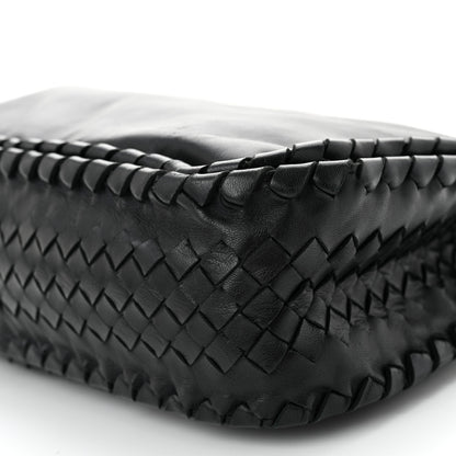 Bottega Veneta Nappa Intrecciato Snakeskin Hobo Black 9 of 10