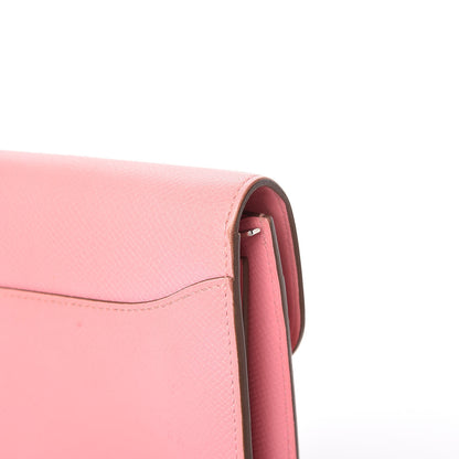Hermes Epsom Constance Short Wallet Rose Confetti 20 of 24