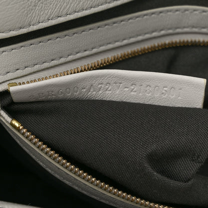 Fendi Nappa FF 1974 Embossed Baguette White 7 of 10