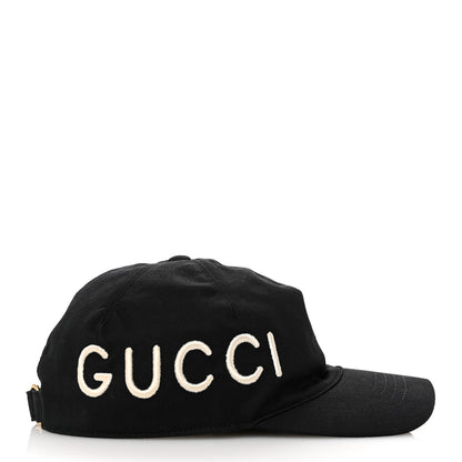 Gucci Cotton Loved Gucci Baseball Hat M Black 5 of 10