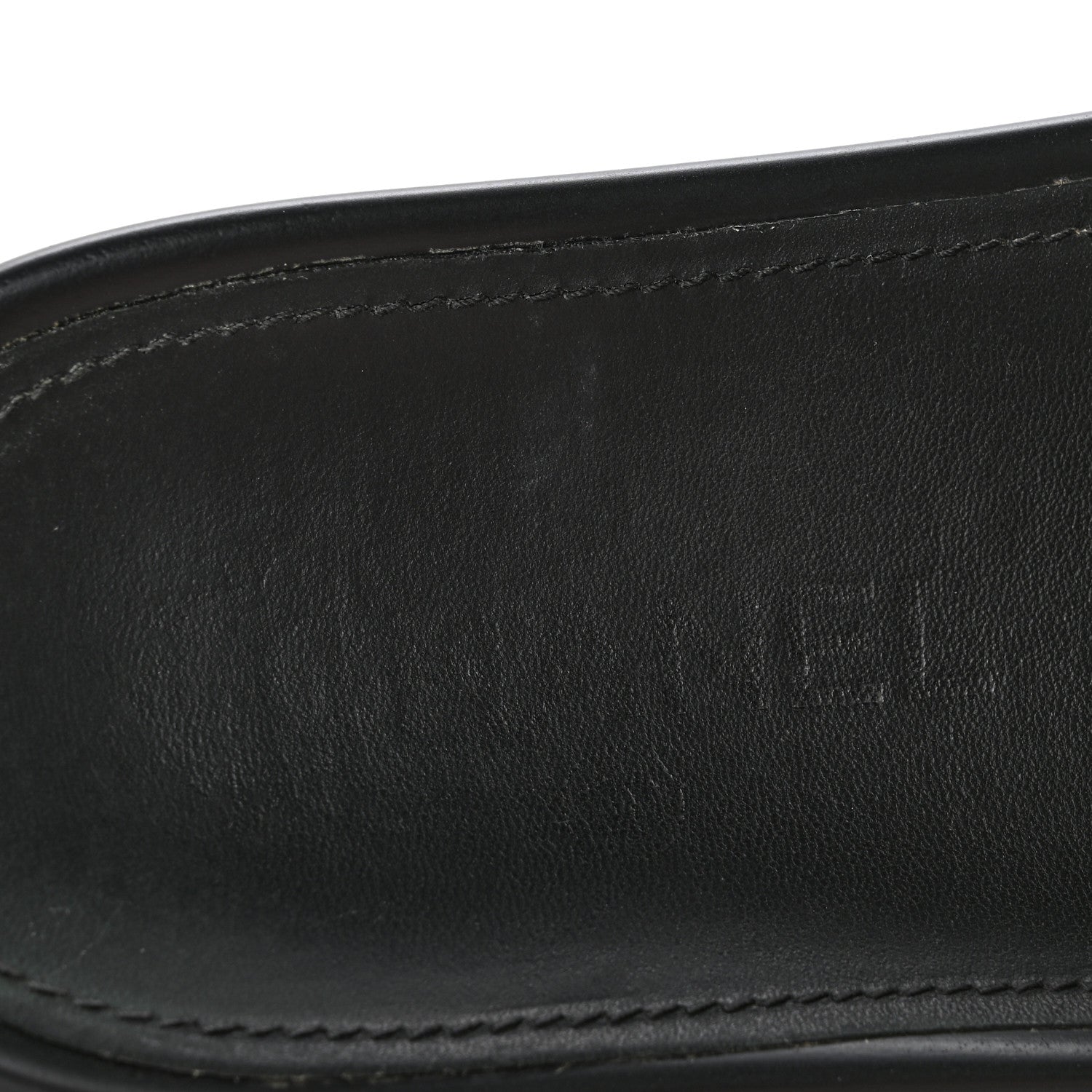 Chanel Satin Canvas Chain Slides Sandals Flats 37.5 Marine 8 of 12