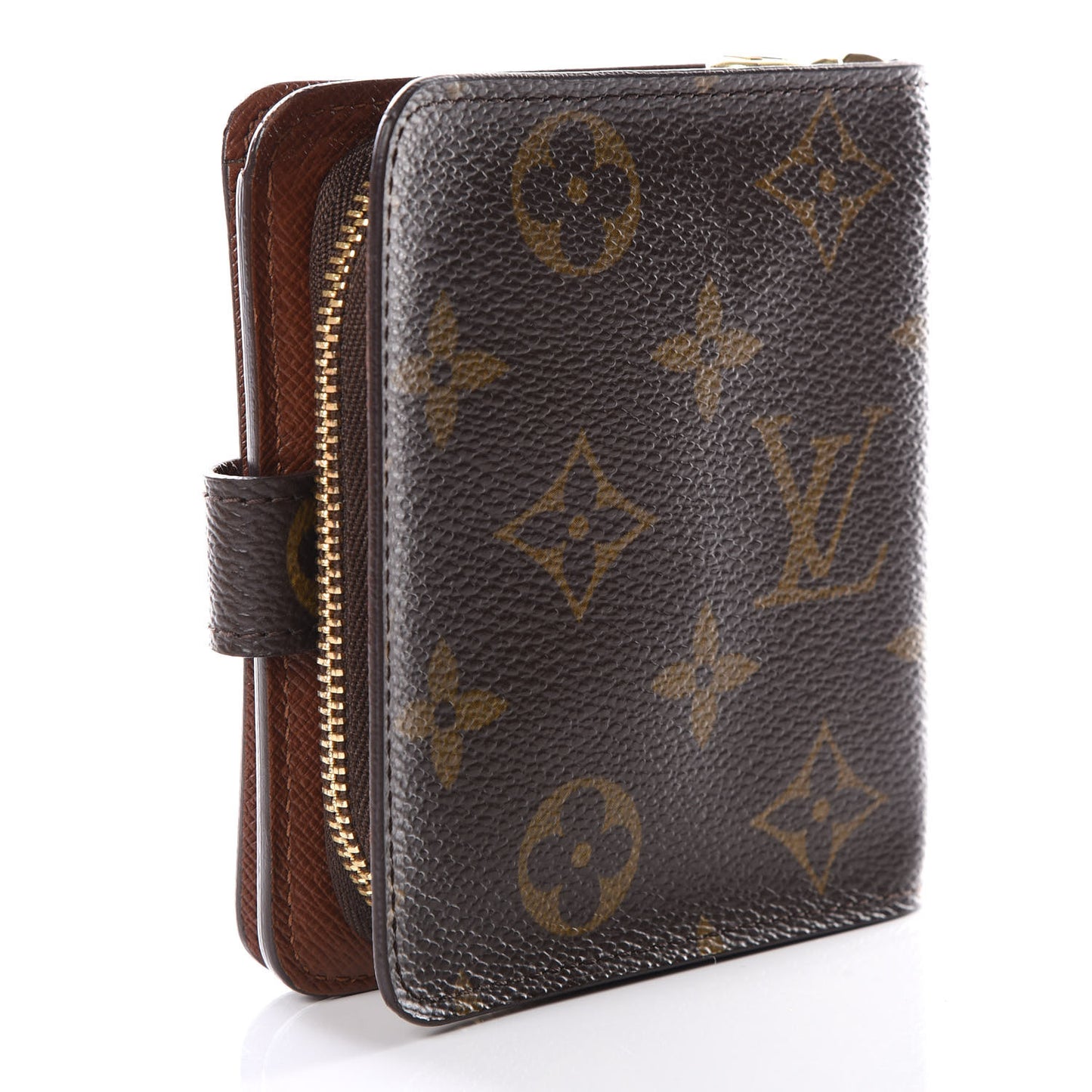 Monogram Compact Zippe Zipped Wallet