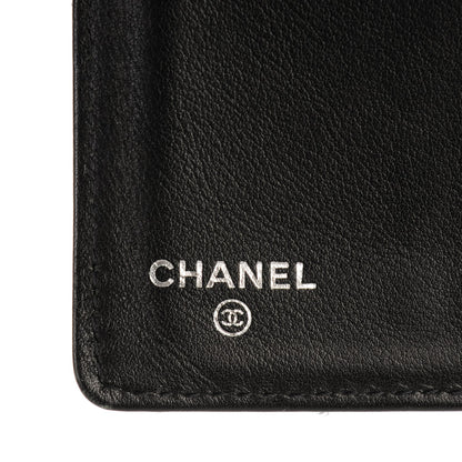 Chanel Patent Quilted Brilliant Yen Wallet Black 6 of 8