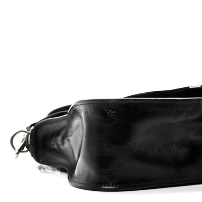 Chloe Natural Shiny Calfskin Small Marcie Satchel Black 9 of 10