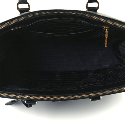 Prada Saffiano Large Galleria Double Zip Tote Black 5 of 10