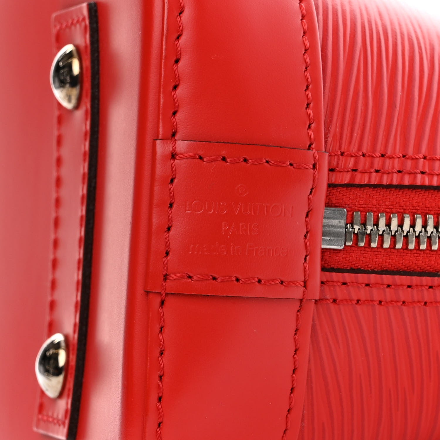 Louis Vuitton Epi Alma BB Coquelicot 6 of 10