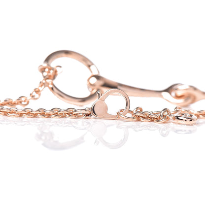 Hermes 18K Rose Gold Diamond TPM Filet d'Or Pave Bracelet ST 4 of 6