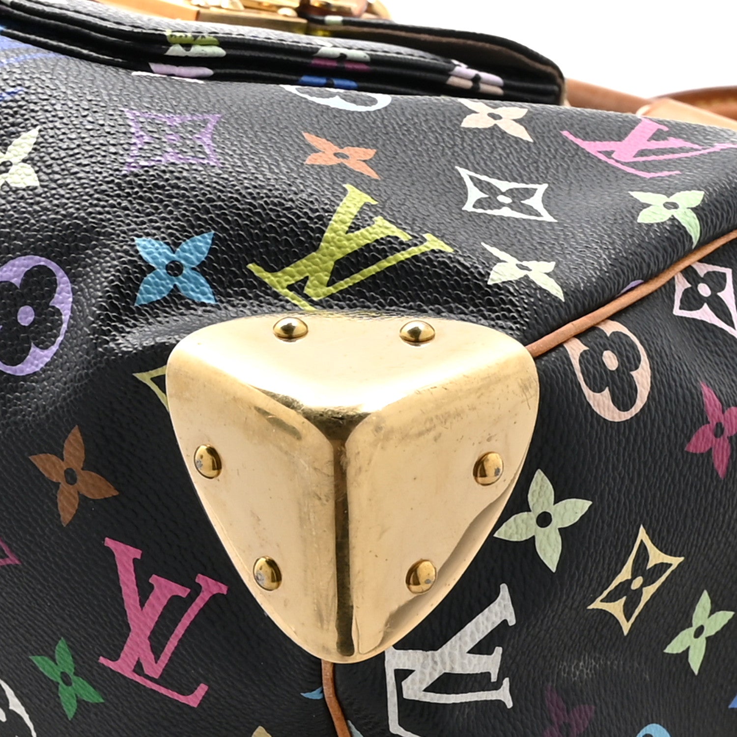 Louis Vuitton LOUIS VUITTON Monogram Multicolor Speedy 30 Black 8 of 15