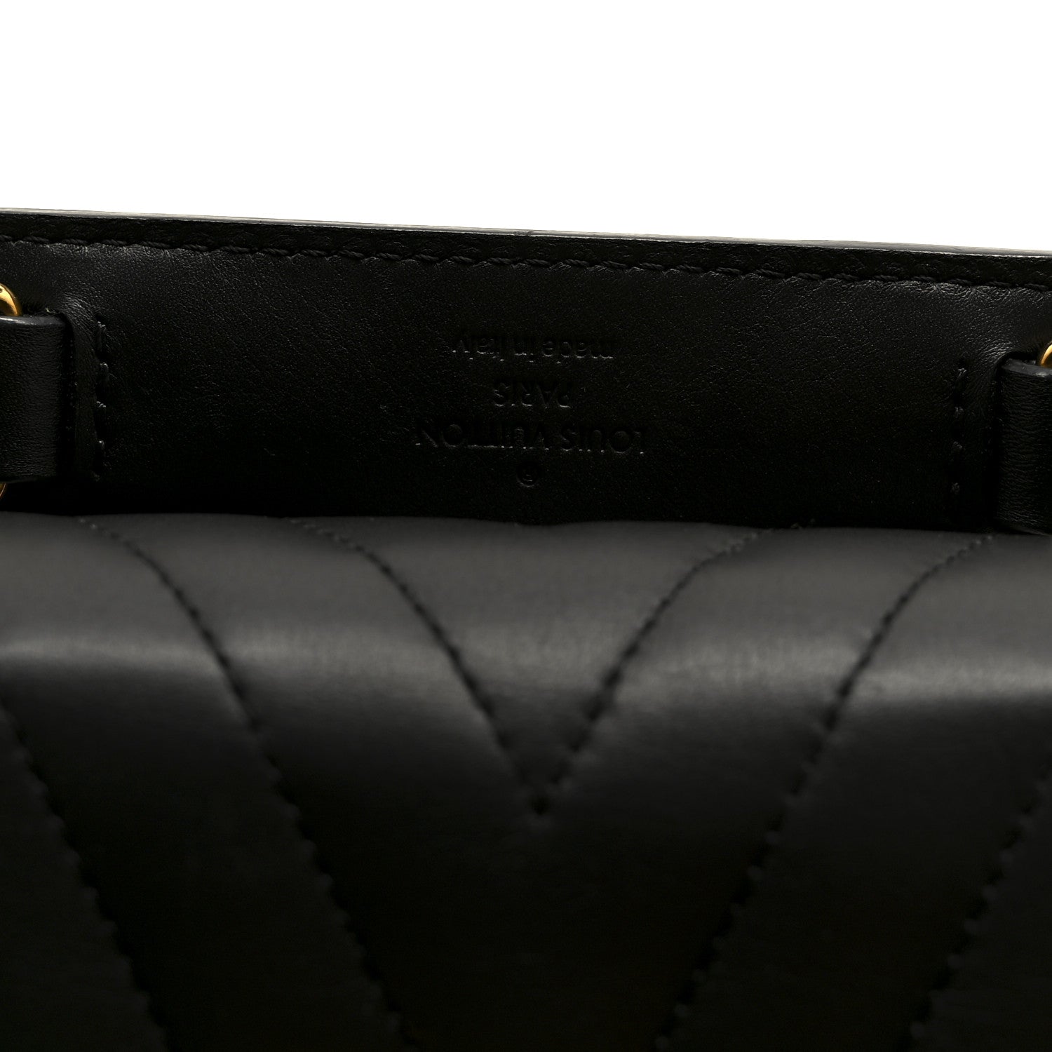 Louis Vuitton Calfskin New Wave Chain PM Black 9 of 12