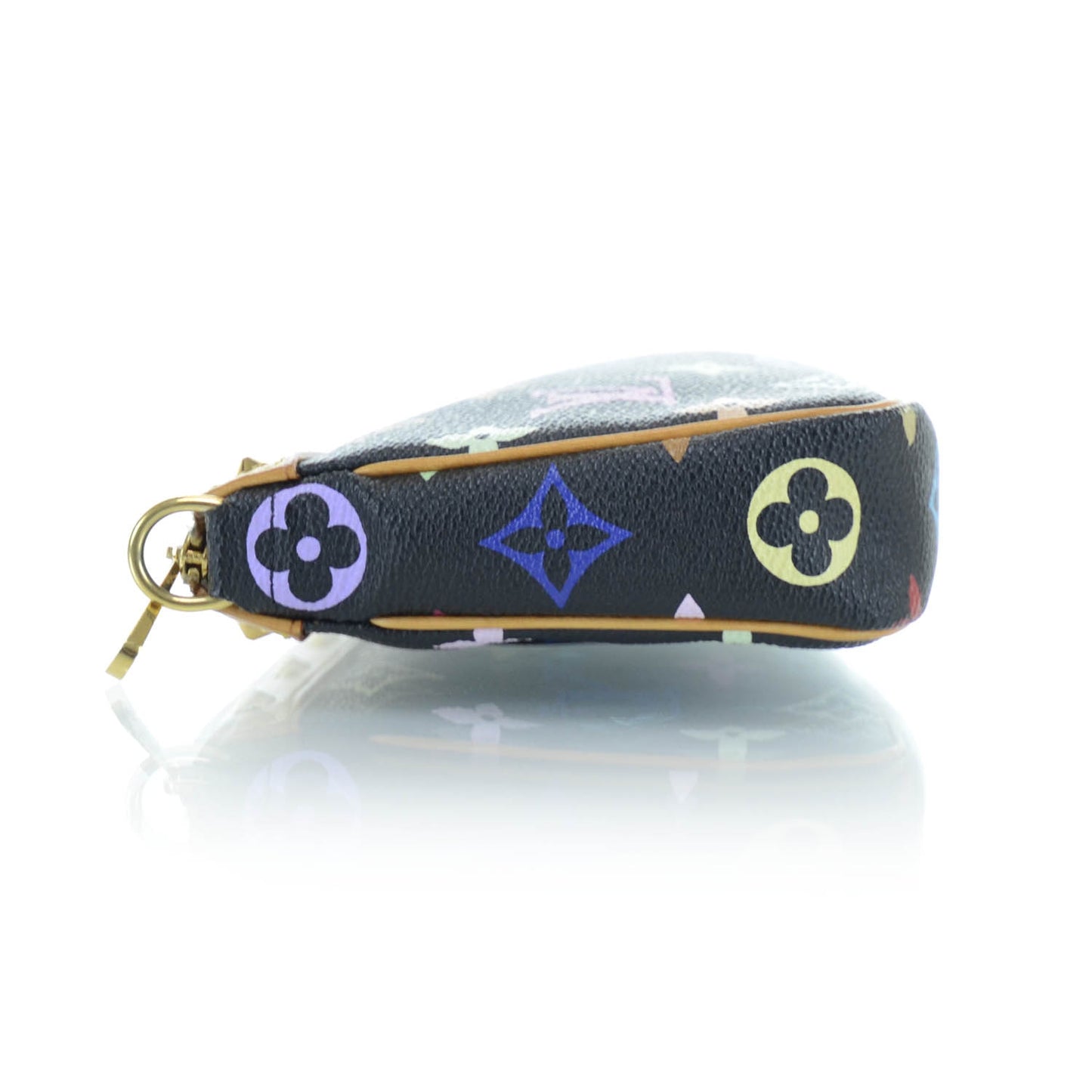 Monogram Multicolor Pochette Accessories Black
