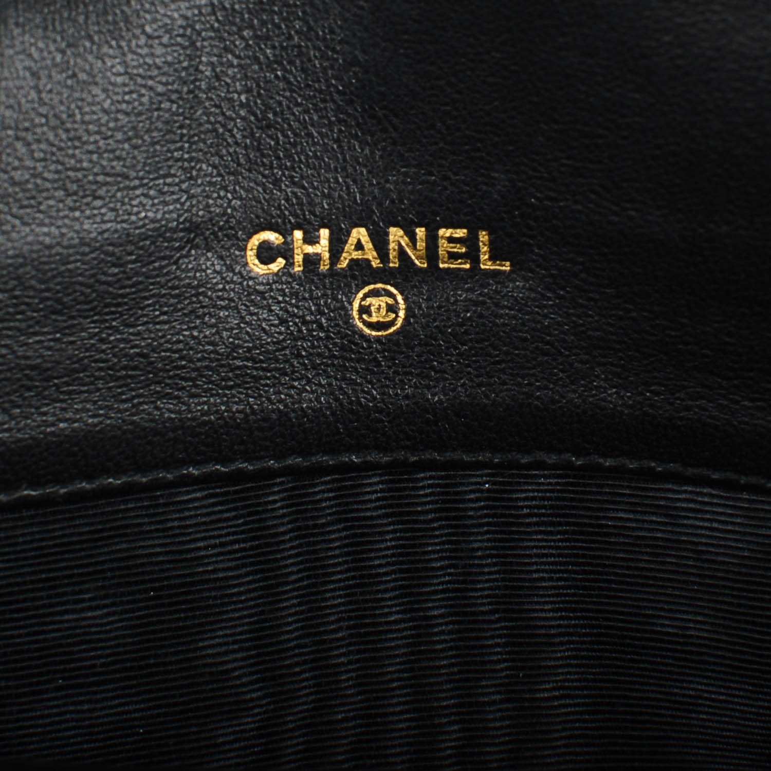 Chanel Lambskin Diamond Stitched Long Flap Wallet Black 6 of 8