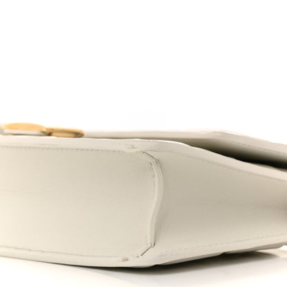 Fendi Nappa Matisse FF Embossed Wallet On Chain Baguette White 10 of 14