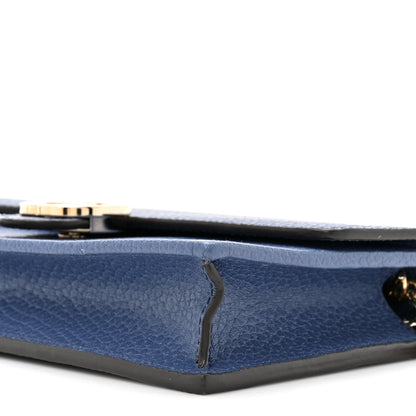 Gucci Dollar Calfskin Interlocking G Chain Wallet Caspian 9 of 12