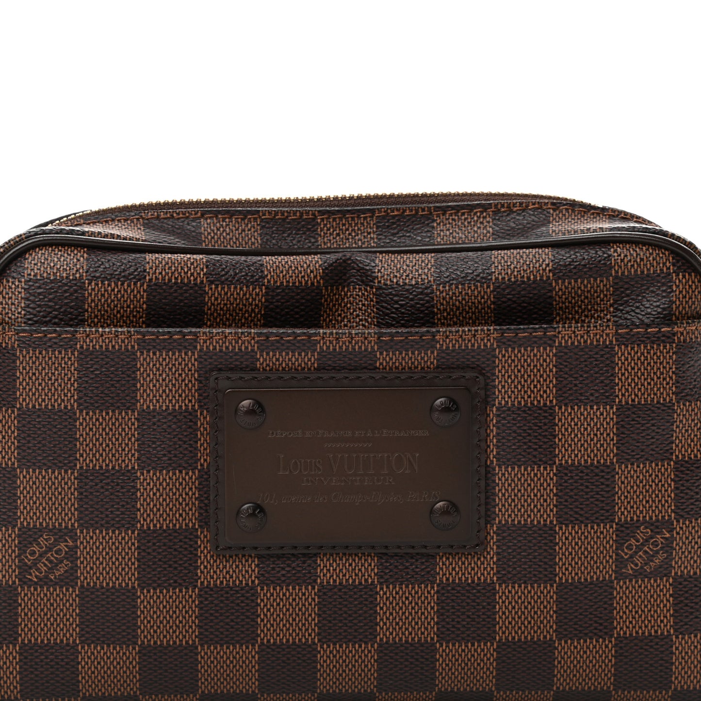 Damier Ebene Brooklyn Bum Bag