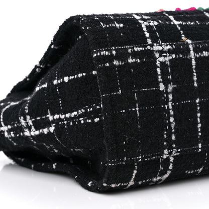 Chanel Tweed Medium Deauville Tote Black White Multicolor 9 of 10