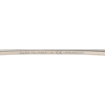 Chanel Aviator CC Sunglasses 4189-T-Q Silver Black 6 of 9