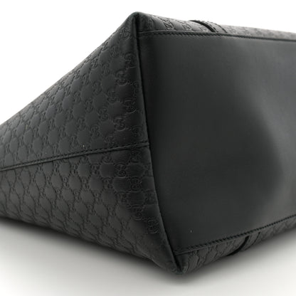 Gucci Soft Microguccissima Large Dome Satchel Black 9 of 11