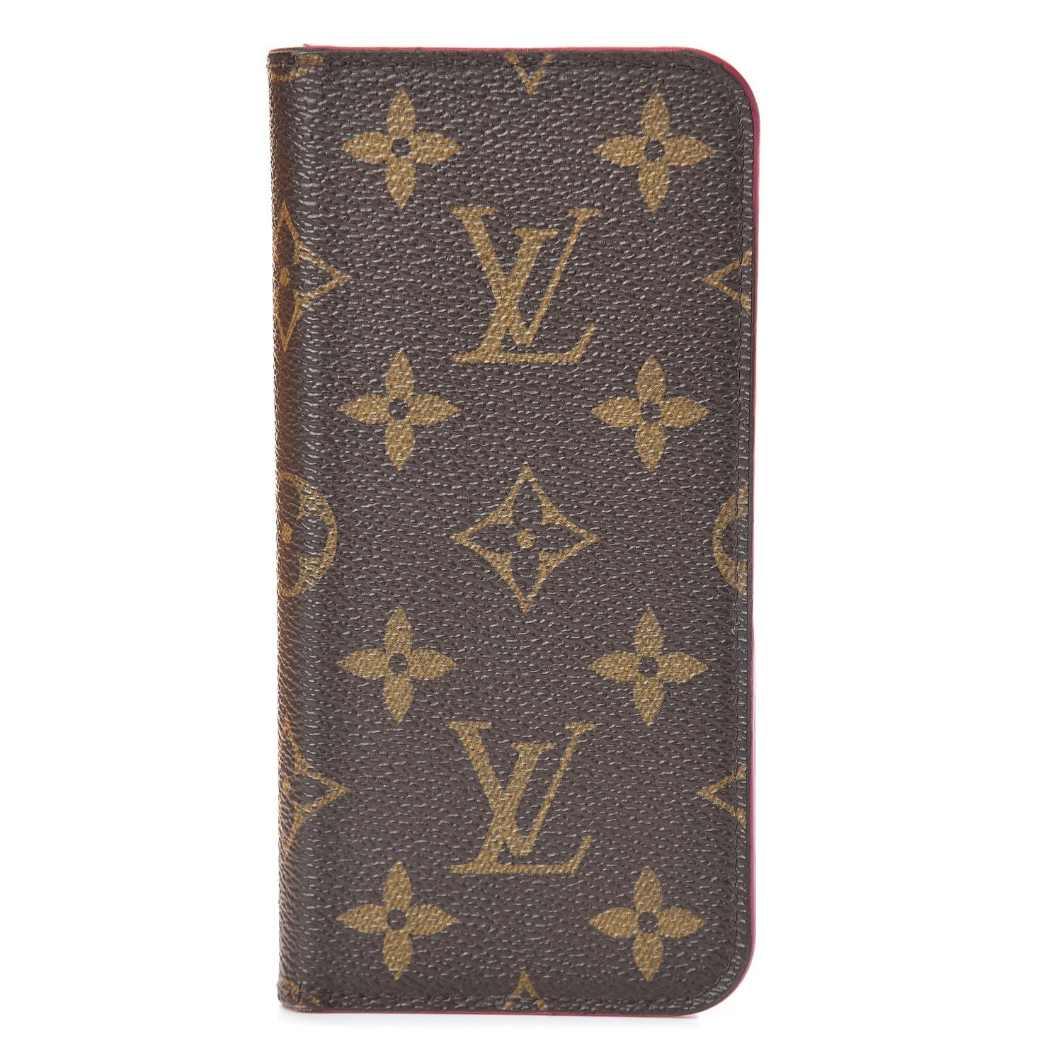 Louis Vuitton Monogram iPhone X Folio Case Rose Pop 1 of 13