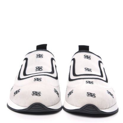 Fendi Mesh FF Karligraphy Slip On Sneakers 39 White 2 of 10
