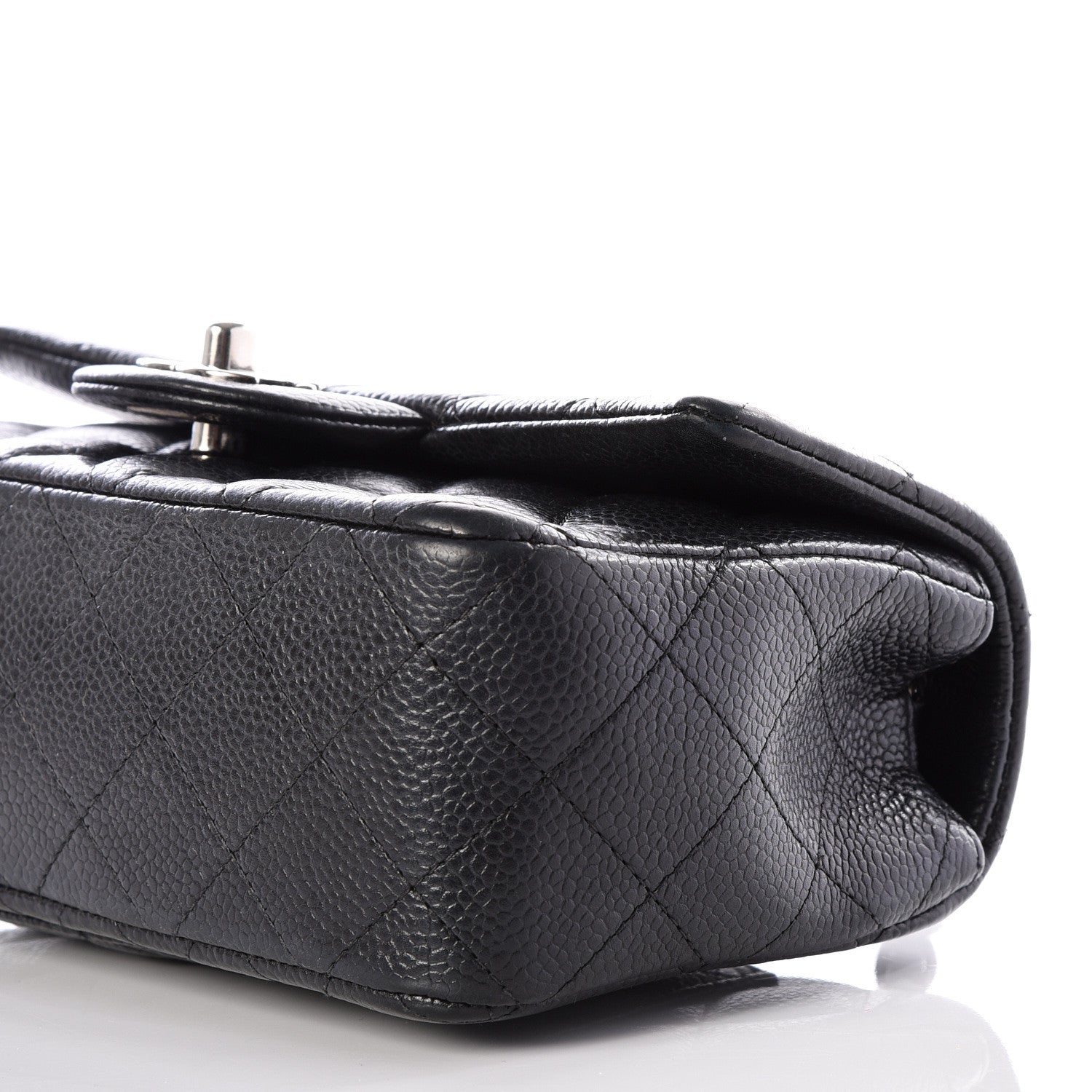 Chanel Caviar Quilted Mini Rectangular Flap Black 6 of 9