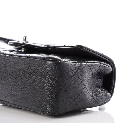 Chanel Caviar Quilted Mini Rectangular Flap Black 6 of 9