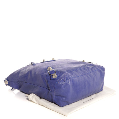 Balenciaga Agneau Giant 21 Silver Hardware Day Hobo Bleu Lavande 5 of 11