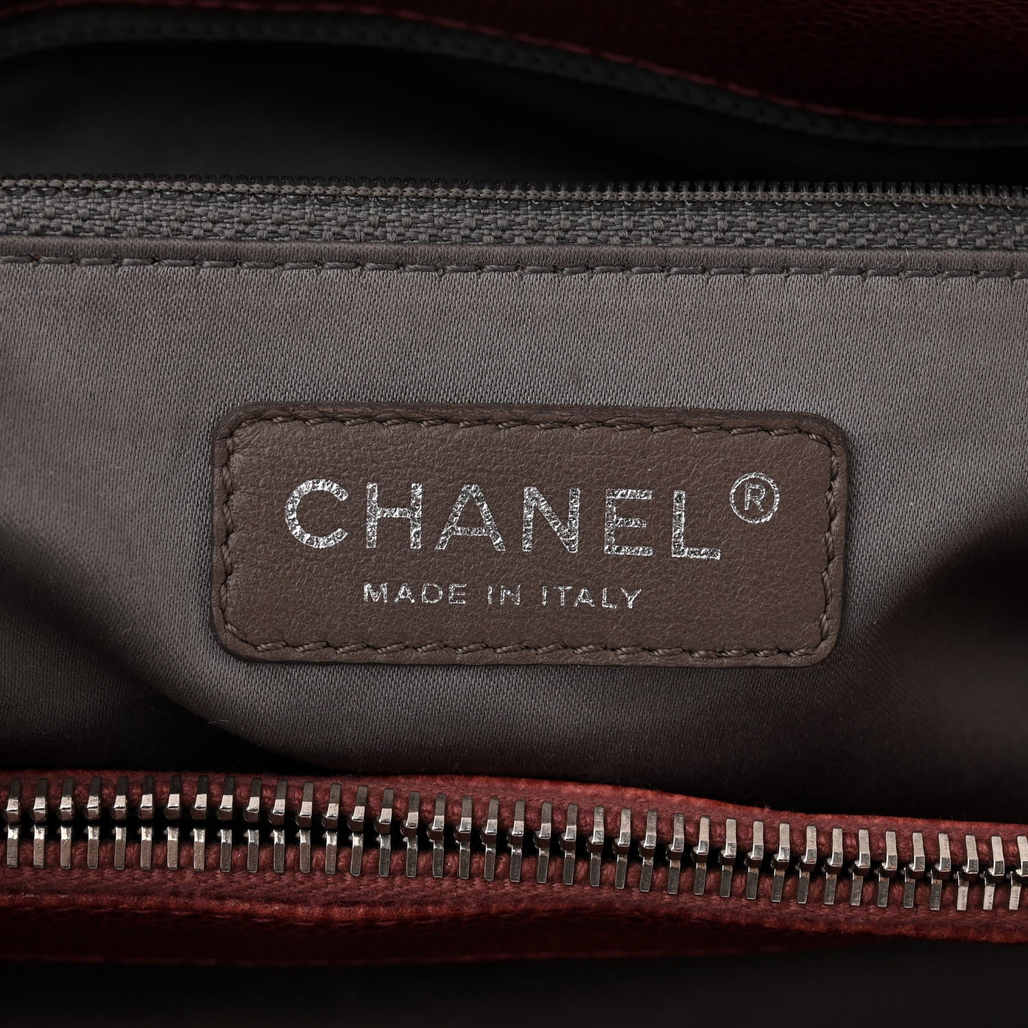 Chanel Caviar Quilted Grand Shopping Tote GST Red 6 of 14