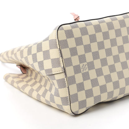Louis Vuitton Damier Azur Neonoe MM Eau De Rose 6 of 12