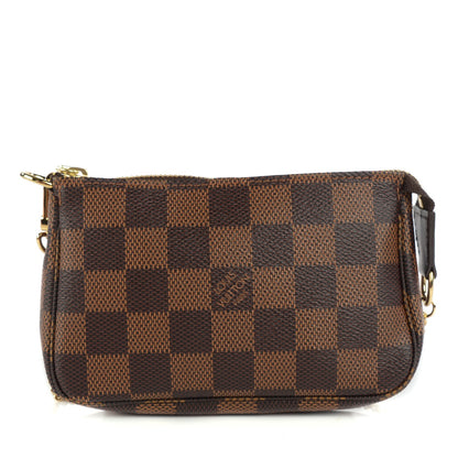 Louis Vuitton Damier Ebene Mini Pochette Accessories 1 of 8