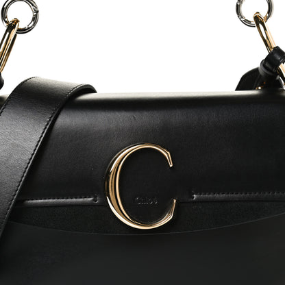 Chloe Calfskin Small C Double Carry Black 9 of 13