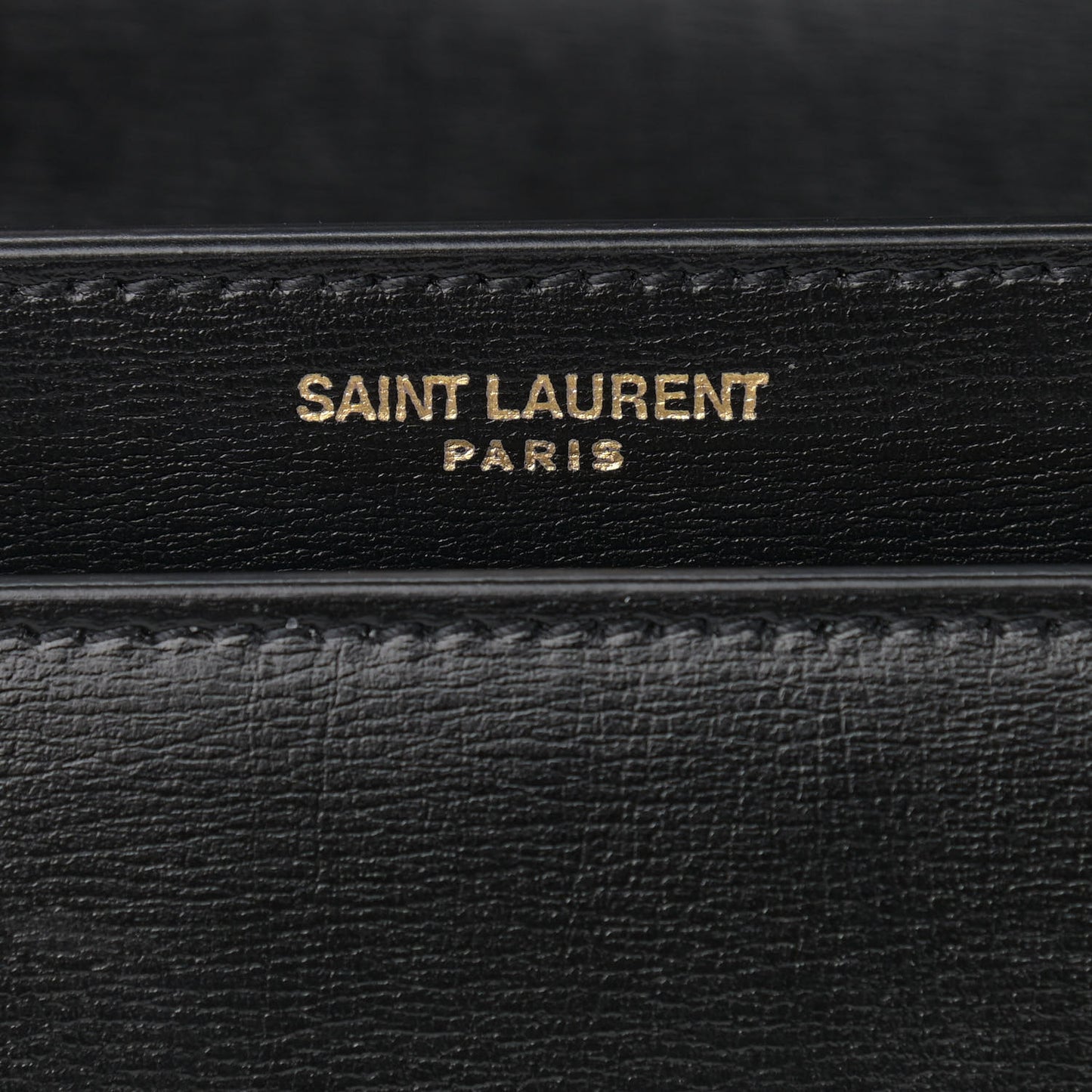 Smooth Calfskin Medium Monogram Sunset Satchel Black
