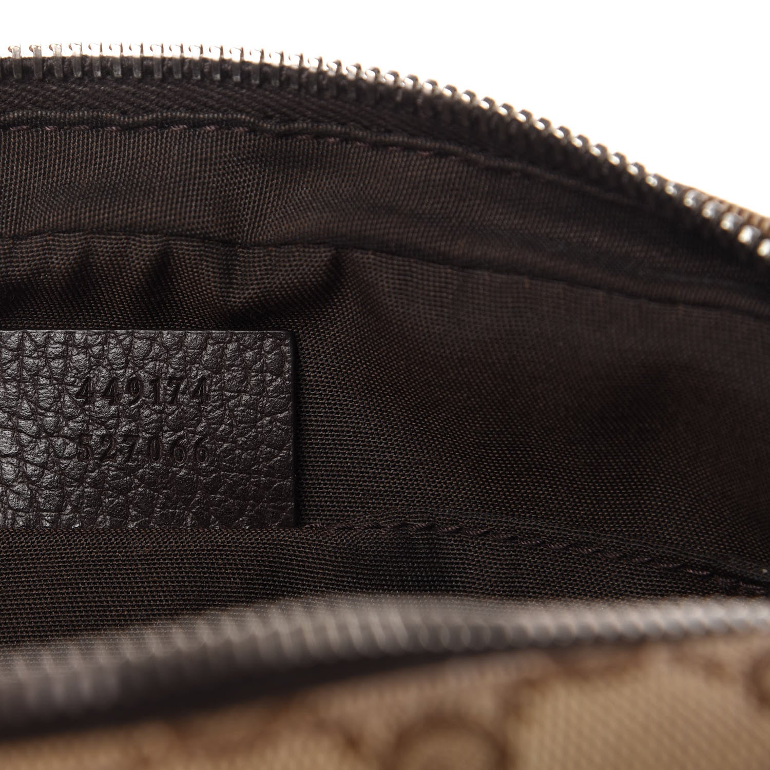 Gucci Monogram Belt Bag Dark Brown 9 of 10