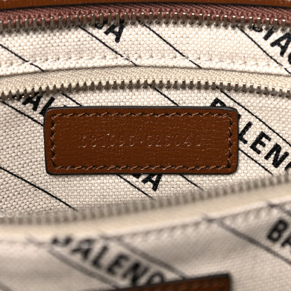 Balenciaga X GUCCI GG Monogram Azalea Calfskin Neo Classic Silver Hardware Medium City Beige Ebony Brown Sugar 7 of 10