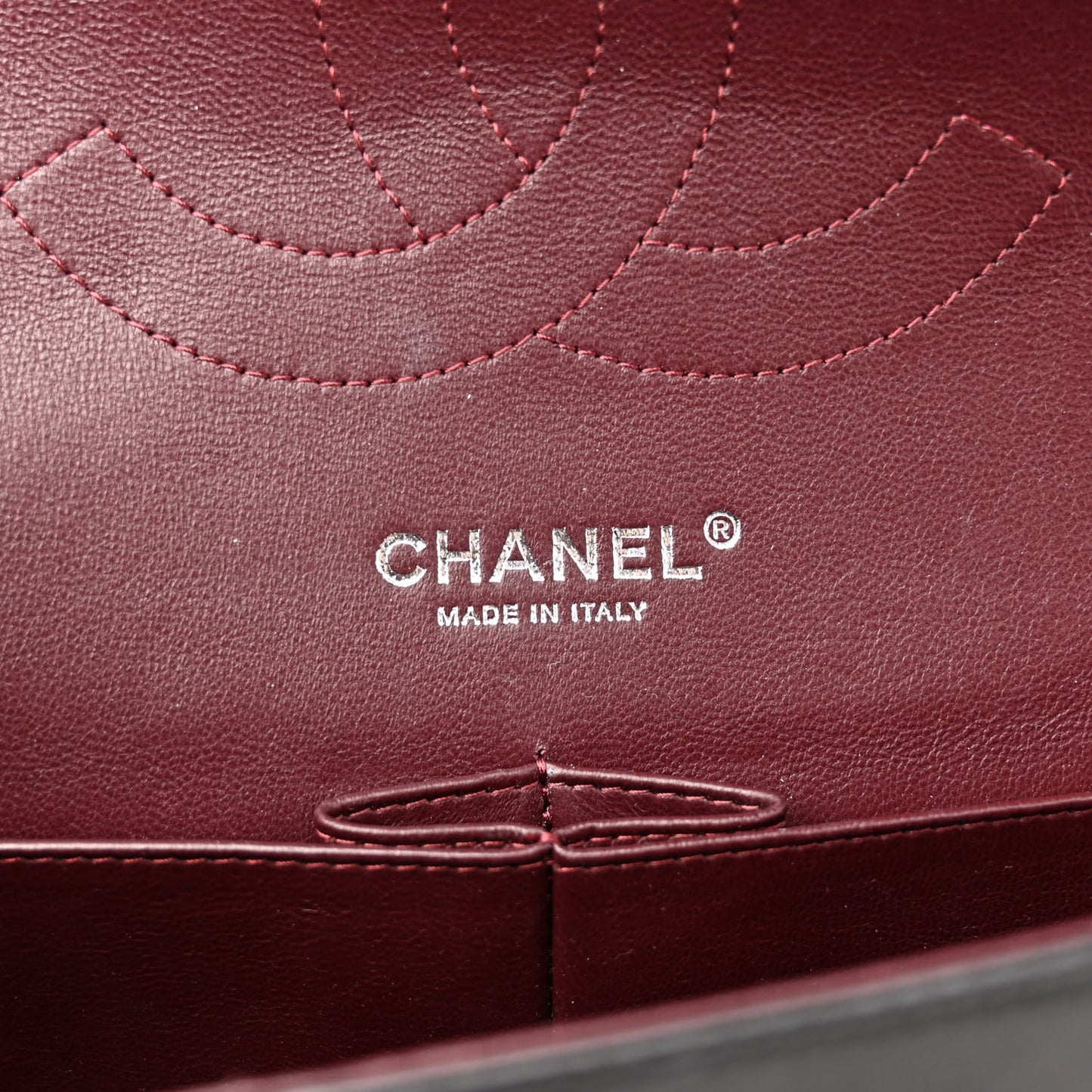 Lambskin Quilted Jumbo Double Flap Black