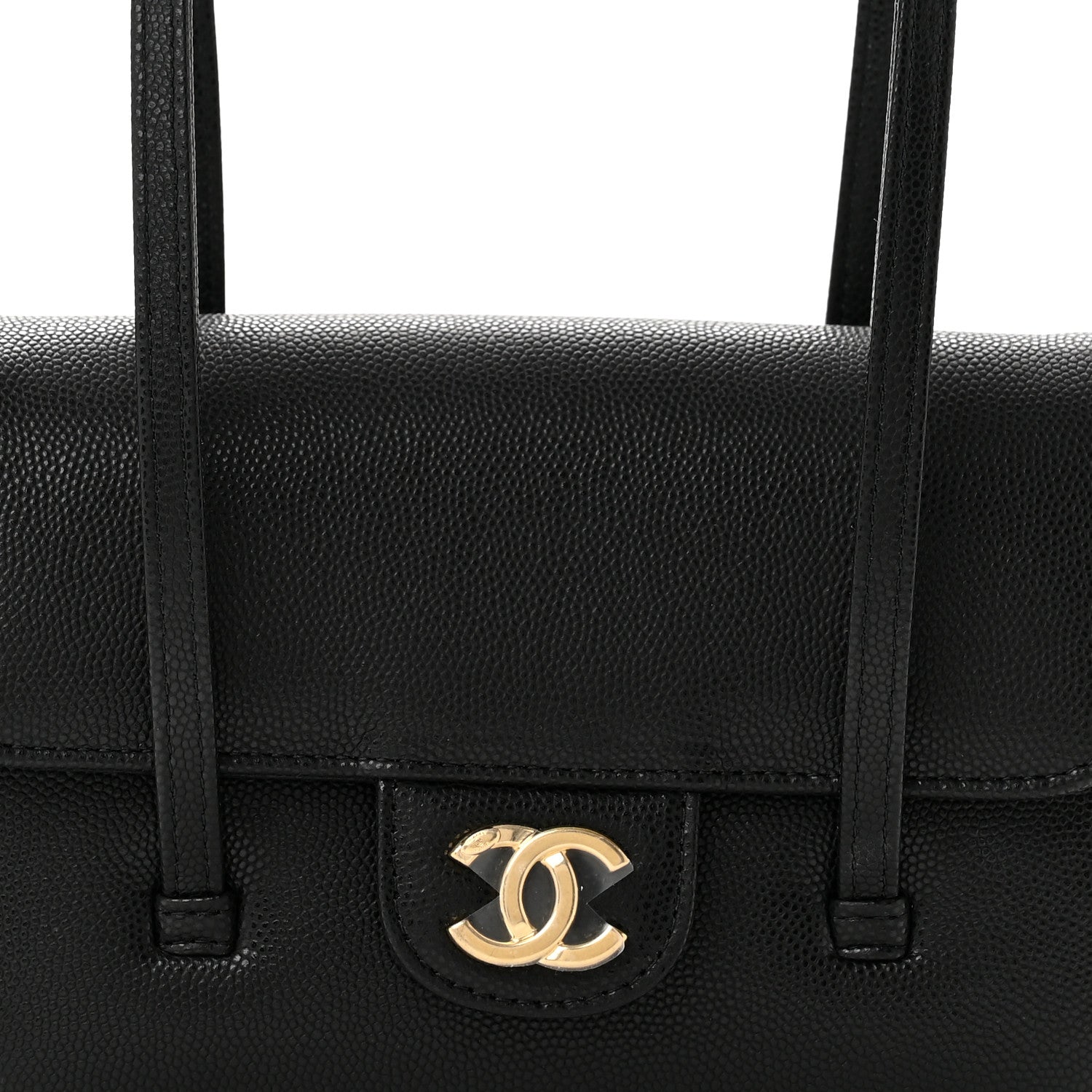 Chanel Shiny Caviar Mini Preppy Coco Shoulder Bag Black 7 of 10