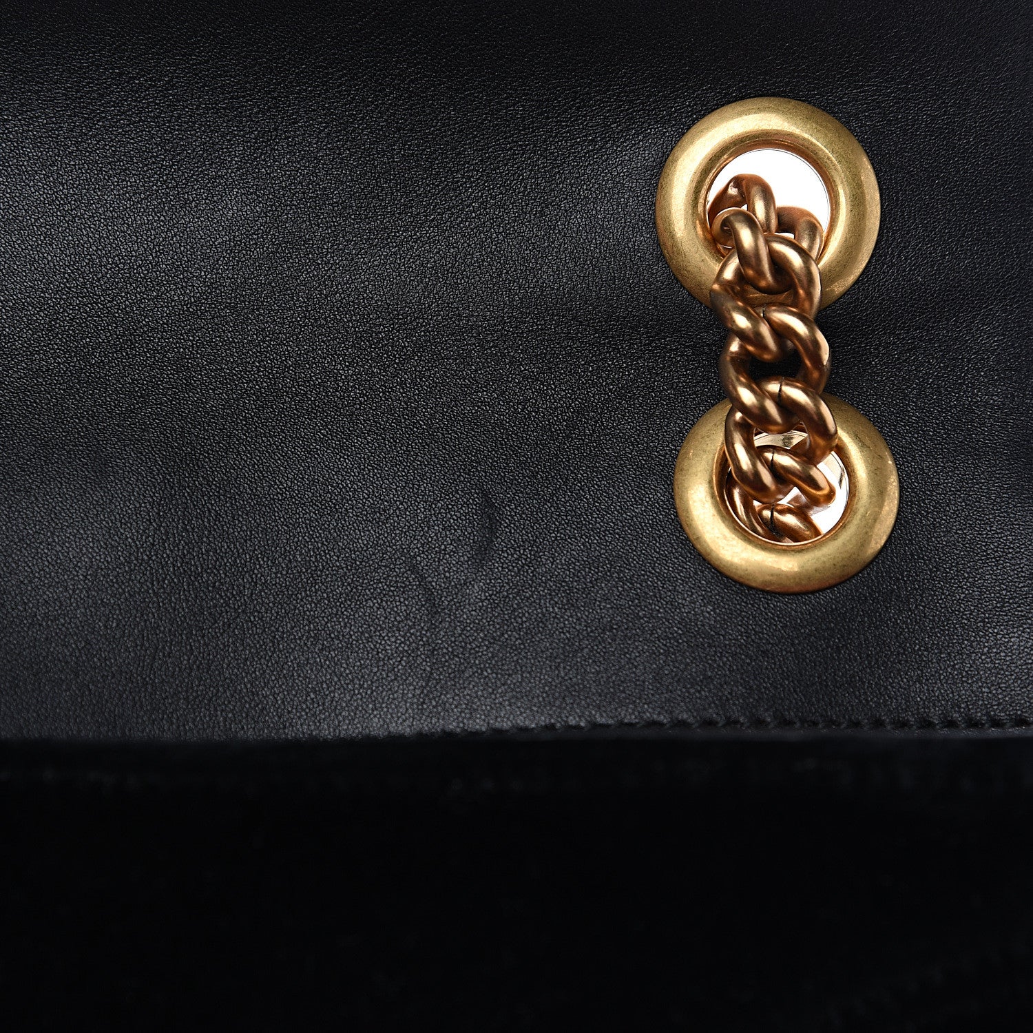 Gucci Velvet Matelasse Mini GG Marmont Shoulder Bag Black 8 of 11