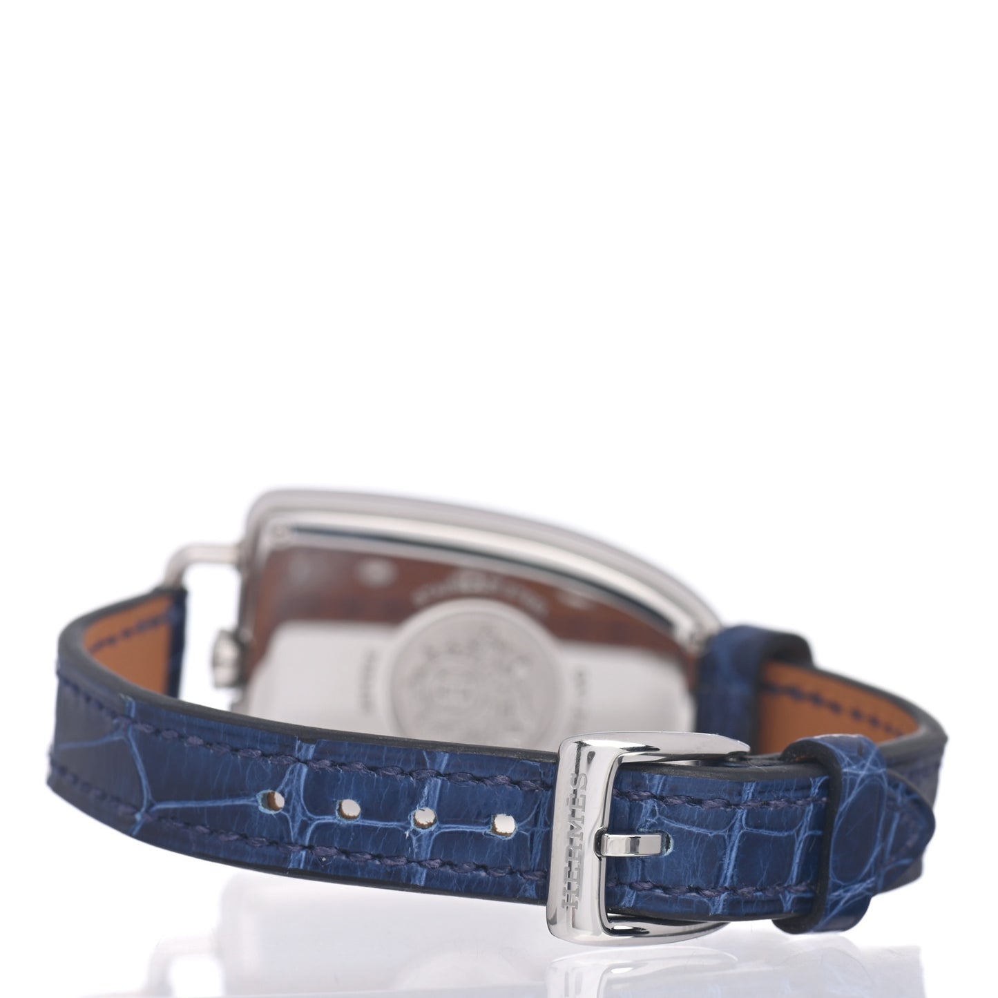 Stainless Steel Alligator 26mm Galop Quartz Watch Bleu Saphir