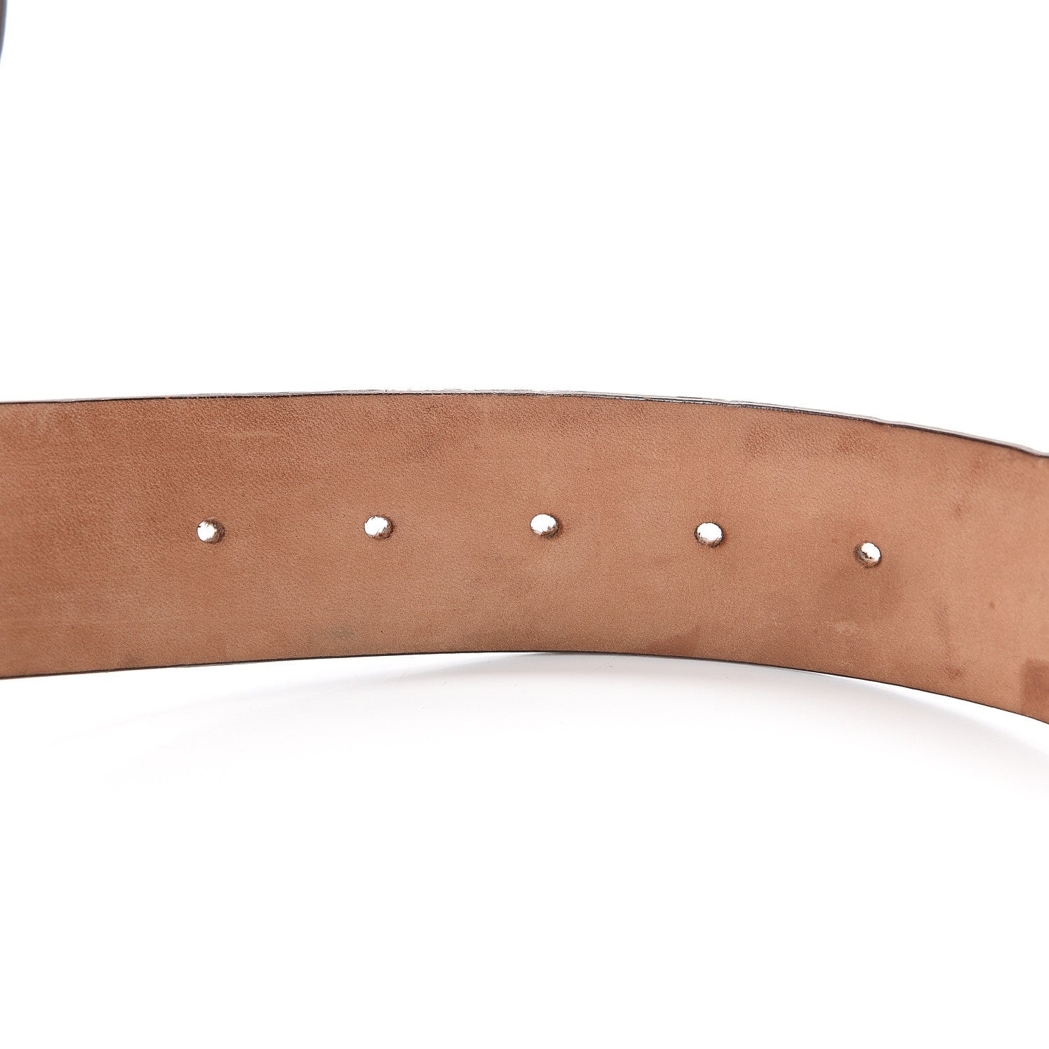 Gucci GG Supreme Monogram Niagara Lux Calfskin Interlocking G 40mm Belt 90 36 Beige Ebony Cocoa 5 of 9