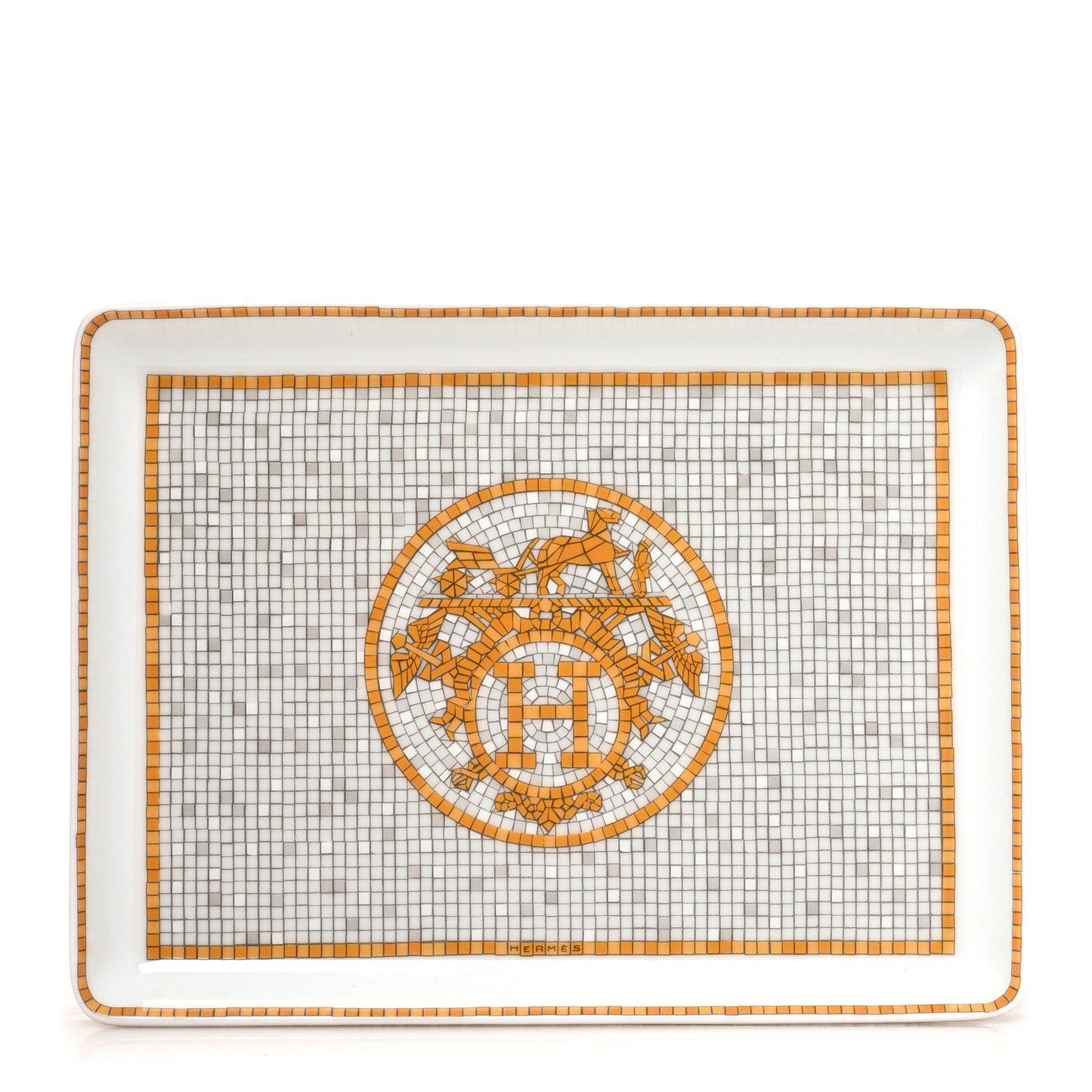 Porcelain Mosaique au 24 Gold Sushi Plate