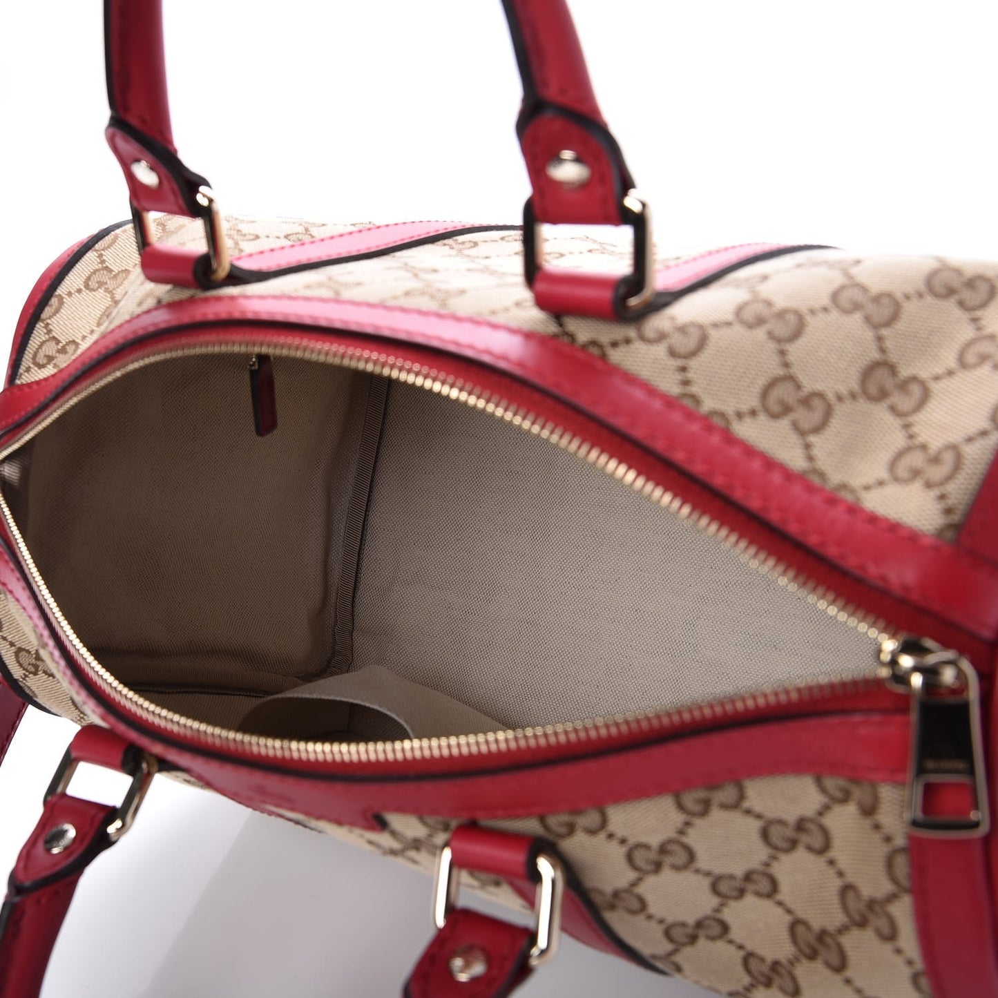 Monogram Medium Joy Boston Beige Red