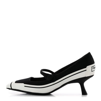 Christian Dior Technical Canvas Rubber D-Motion 55mm Pumps 38 Black 1 of 13