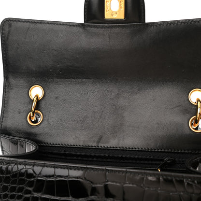 Chanel Alligator Small Single Flap Black 9 of 12