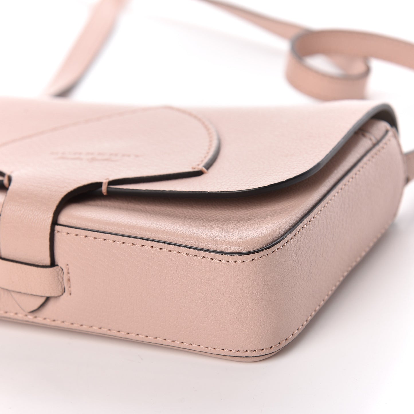 Goatskin Hampshire Crossbody Pale Ash Rose