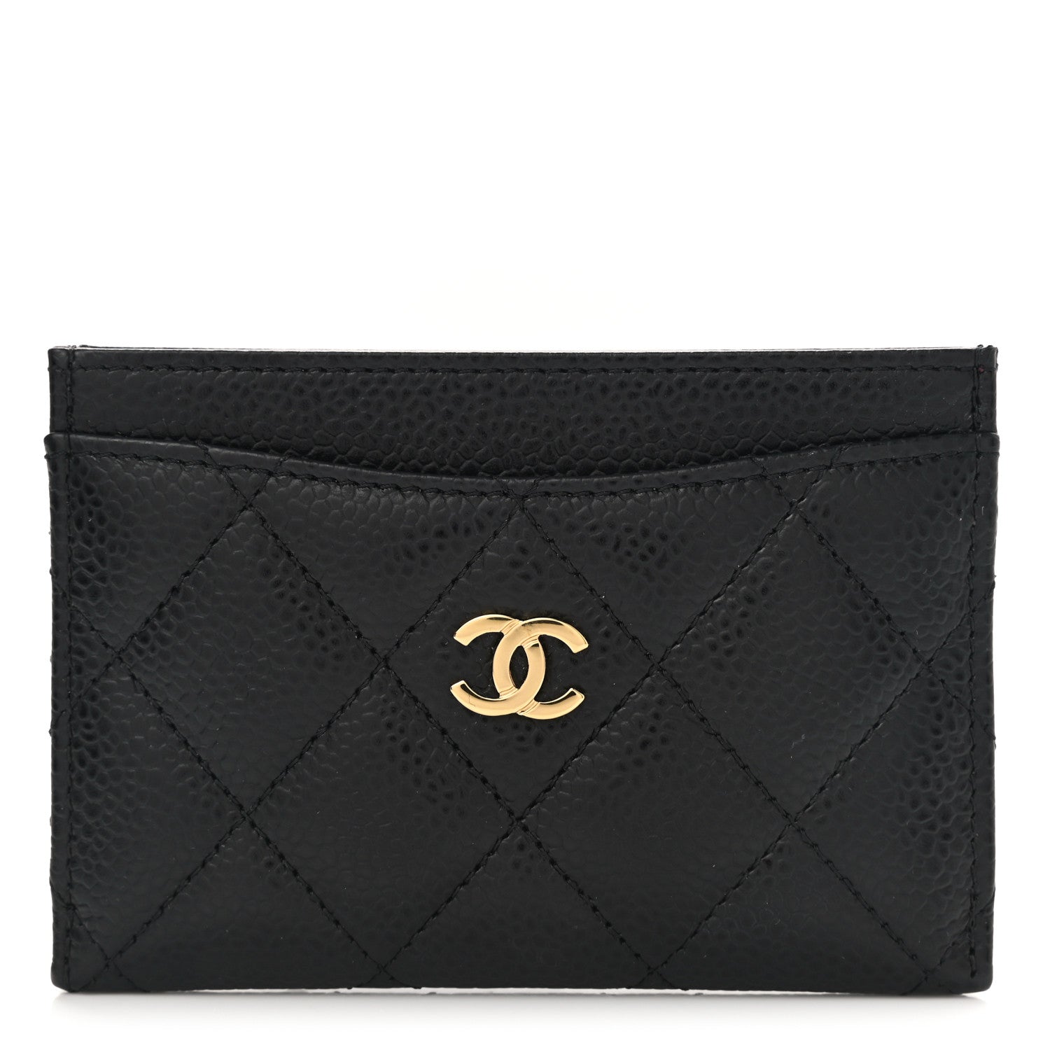 Chanel Caviar Quilted Card Holder Black 1 of 10