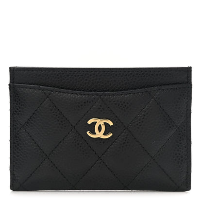 Chanel Caviar Quilted Card Holder Black 1 of 10