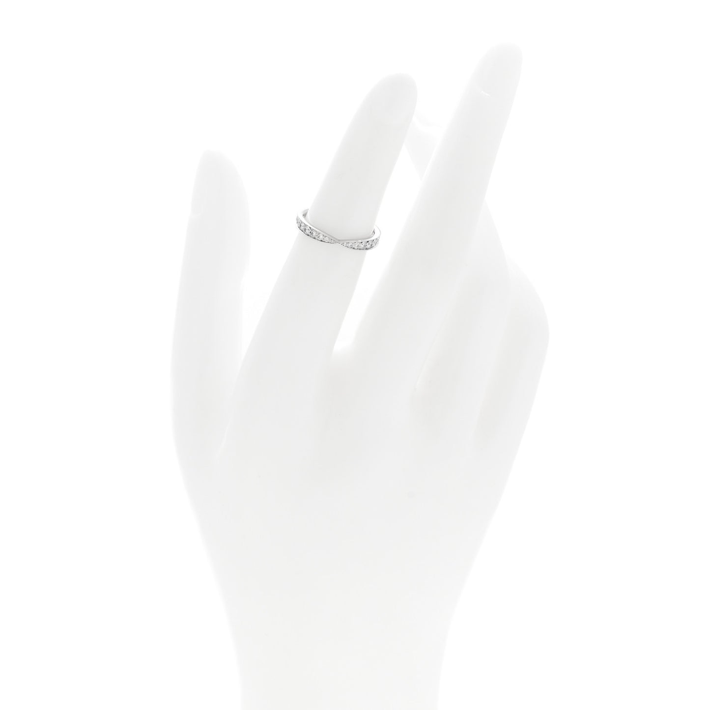 Platinum Diamond Harmony Bead-set Band Ring 47 4